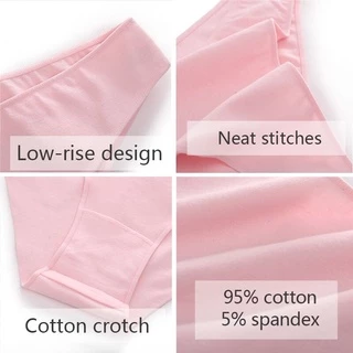 Allofme M-XXL กางเกงชั้นใน ผ้าฝ้าย ชุดชั้นใน เซ็กซี่ ระบายอากาศ สีพื้น สําหรับผู้หญิง