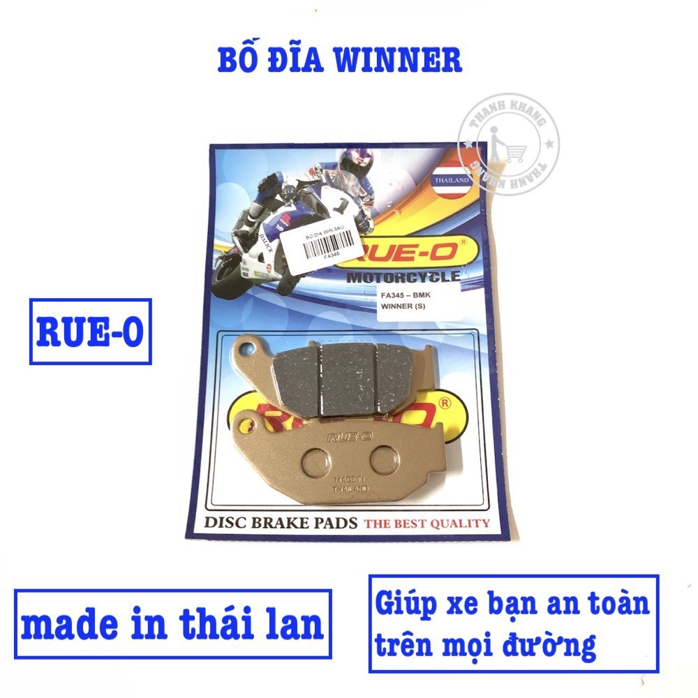 ดิสก์เบรกหลัง RUE-O สําหรับ WINNER made in Thailand th khang FA345
