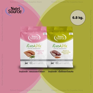 Purevita Salmon &amp; peas entree Grain free / Duck &amp; Red lentils entree for Cat 6.8 kg.