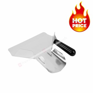 สินค้าพร้อมส่ง ที่ตักเฟรนฟรายสแตนเลสอย่างดี ด้ามจับทนความร้อน (French Fry Scooper)