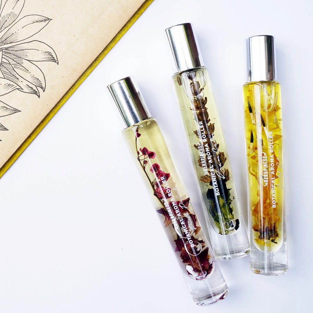 {กลิ่นใหม่} น้ำมันหอมกลิ่นดอกไม้หอมตามฤดูกาล Herbpiness BOTANICAL AROMA ROLLER