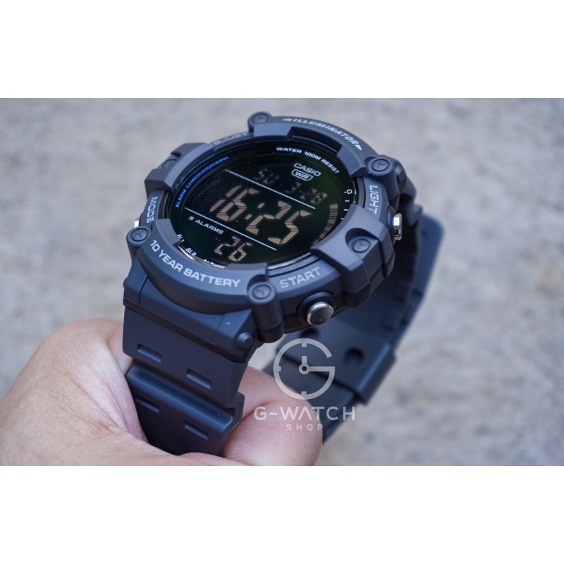 Casio Standard [จอดำ] AE-1500WH-8BV, AE-1500WH-8B, AE-1500WH-8, AE-1500