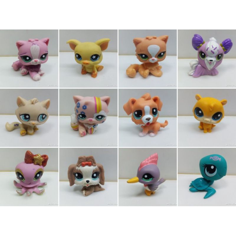 ชุดที1Littlest Pet Shop แท้ ของเล่นเด็ก ของเล่นสัตว์ lps toys animal toys สินค้ามือสอง