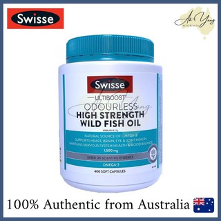 Swisse Ultiboost Odourless High Strength Wild Fish Oil 1500 mg