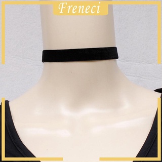 [freneci] สร้อยคอโชคเกอร์ ผ้ากํามะหยี่ สีดํา สไตล์โกธิค โลลิต้า เรโทร ของขวัญ สําหรับผู้หญิง