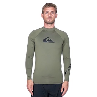 เสื้อว่ายน้ำแขนยาว Quiksilver Rasguard ขี้ม้า