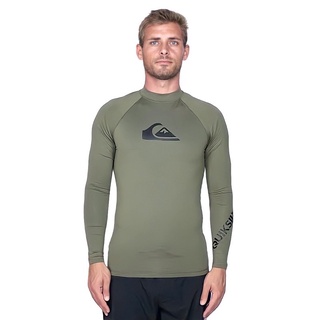 เสื้อว่ายน้ำแขนยาว Quiksilver Rasguard ขี้ม้า