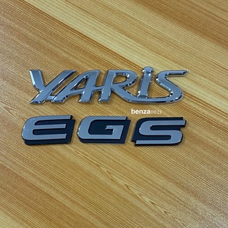 โลโก้ YARIS E G S ติดท้าย Toyota ราคาต่อชิ้น