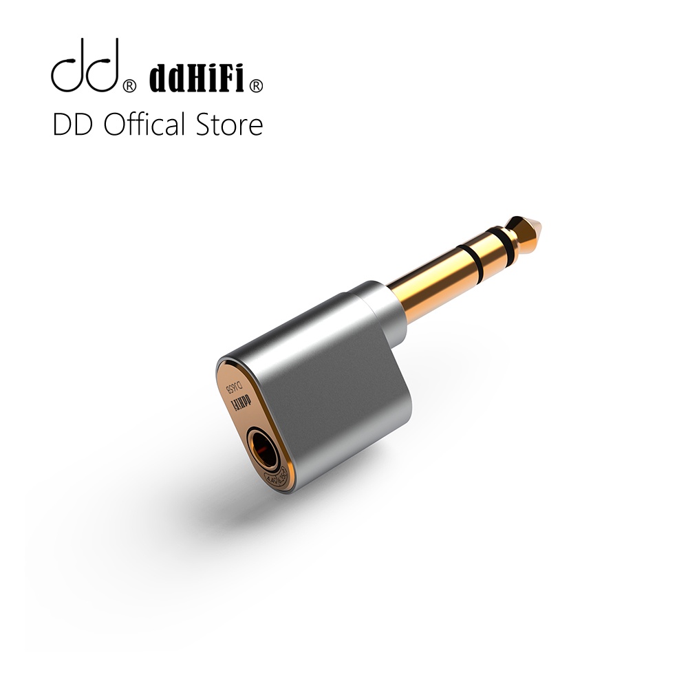 DD ddHiFi DJ65B(AL) 6.35 มม.ชายถึง 4.4 มม.อะแดปเตอร์เสียงหญิงสําหรับเดสก์ท็อปอุปกรณ์เครื่องขยายเสียง