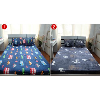 ผ้าปูที่นอนขนาด 6 ฟุต เกรด A เนื้อหนาพร้อมส่ง21ลาย