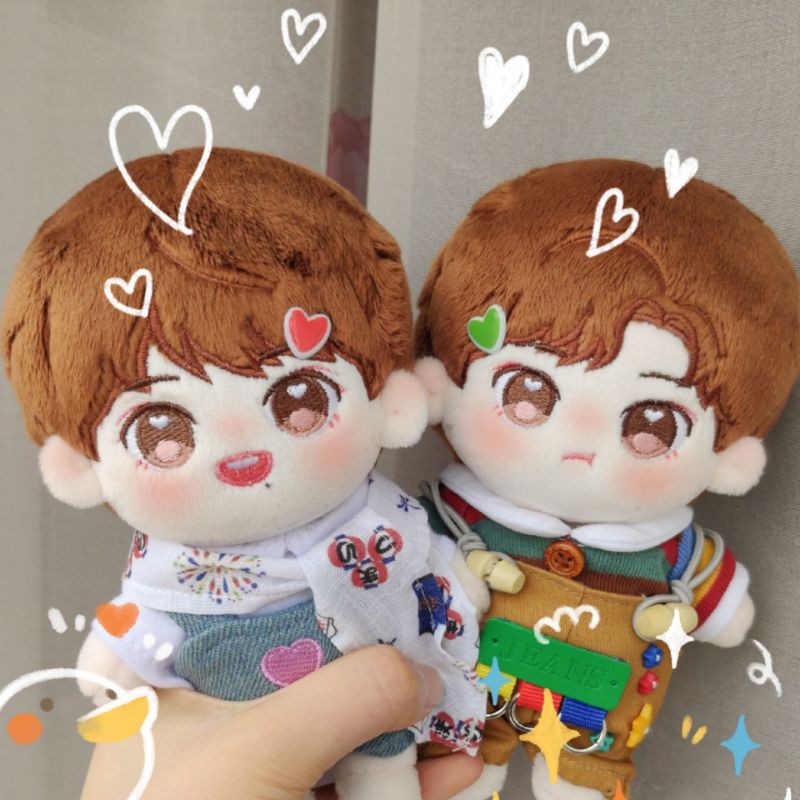 #ตุ๊กตาป๋อจ้าน 15cm. คู่ป๋อจ้าน Tiffany & Qeelin และ เถนเถน เวอร์ชั่น 1