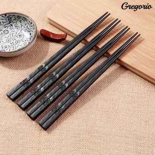 GRE™  1 Pair Japanese Chopsticks Unbending Anti-slip Alloy Japanese Sushi Chopsticks Home