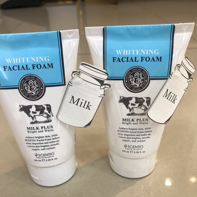 Beauty Buffet Scentio Milk Plus Whitening Q10 Facial Foam 100 ml