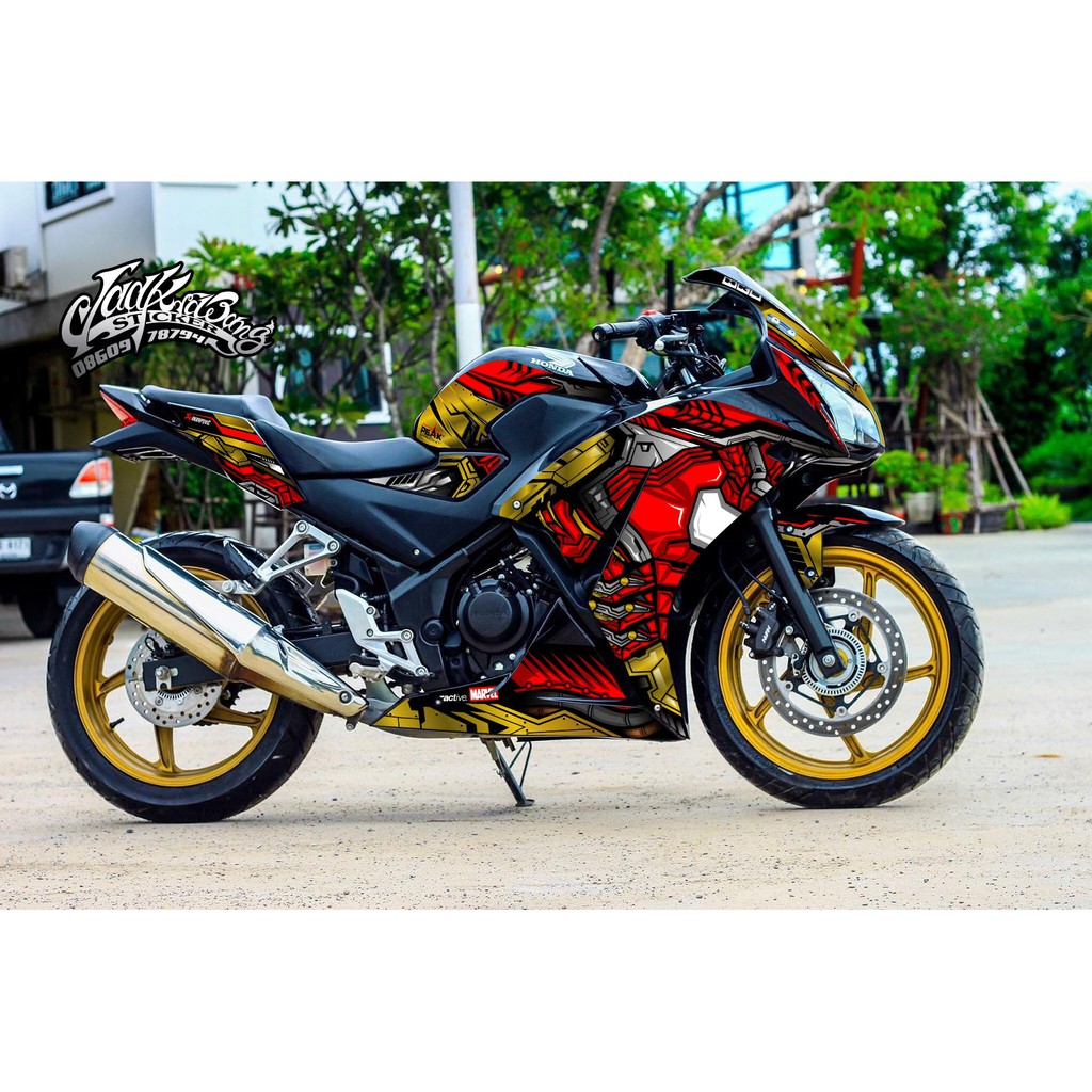 สติ๊กเกอร์ Full Body Honda Cbr 300 ลาย Iron Man
