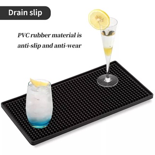 แผ่นยางกันลื่น แผ่นรองบาร์ Bar Mat รองเคาเตอร์บาร์ แผ่นยางรองเชคเกอร์ อุปกรณ์เชคเกอร์📌พร้อมส่ง