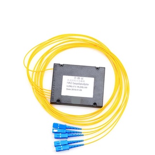 High Quality 1X4 SC /UPC Fiber Optic FTTH Splitter FBT Optical Coupler Singlemode simplex plc optical splitterDurable is