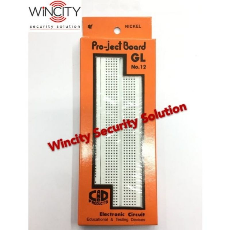WSS บอร์ดขนมปังไร้บัดกรี PCB พัฒนา (ขนาดใหญ่) 840 รู GL-12