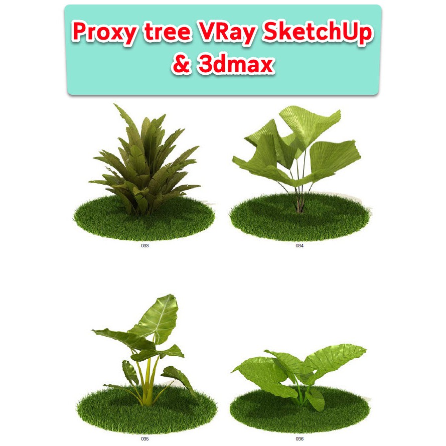 Proxy tree for VRay SketchUp & 3dMax (Archmodel v.42)