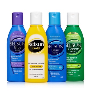 SELSUN 2.5% Powerful anti-dandruff shampoo oil control มล ทำความสะอาดล้ำลึก บำรุงและซ่อมแซม200ml