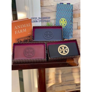 Tory burch charlie zip continental wallet แท้💯%