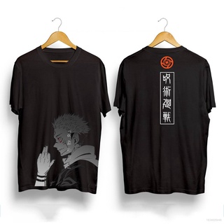 【Jujutsu Kaisen】เสื้อยืดแขนสั้นพิมพ์ลาย Ryomen Sukuna คุณภาพสูงไซส์ S-4Xl