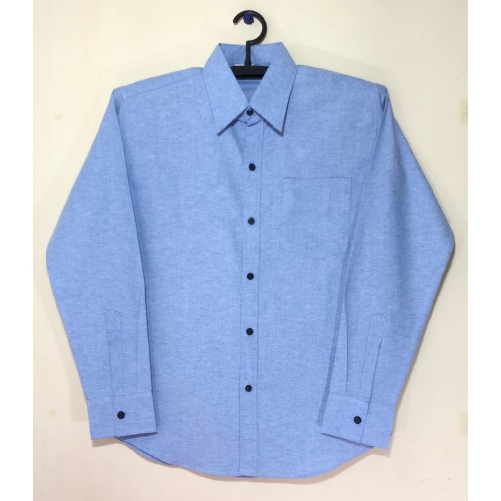 ⚡เสื้อเชิ้ตผู้ชาย คอปกแขนยาว⚡ผ้า Oxford สีพื้น 13 สี ทรงเข้ารูป มีเก็บเงินปลายทาง