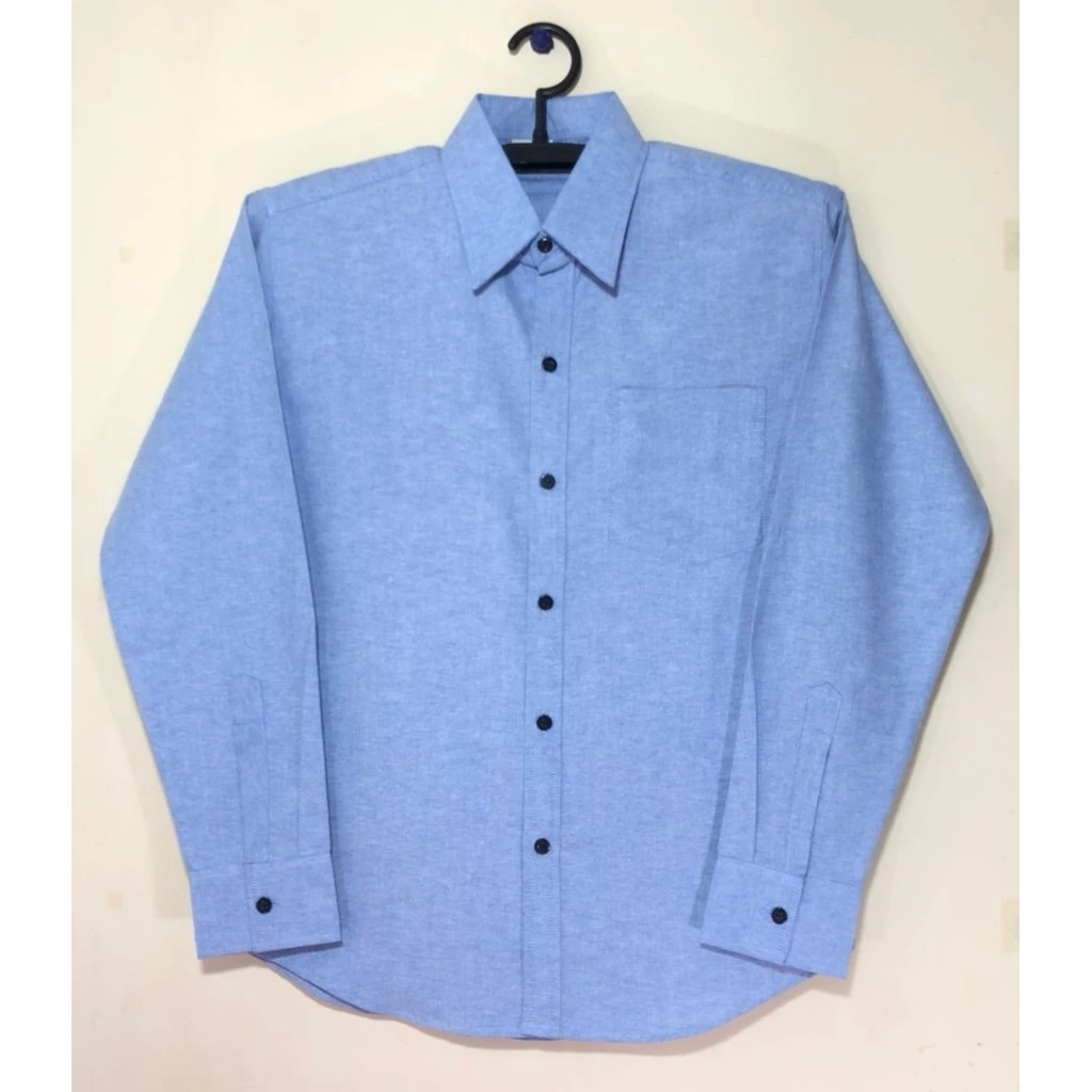 ⚡เสื้อเชิ้ตผู้ชาย คอปกแขนยาว⚡ผ้า Oxford สีพื้น 13 สี ทรงเข้ารูป 🔥มีเก็บเงินปลายทาง