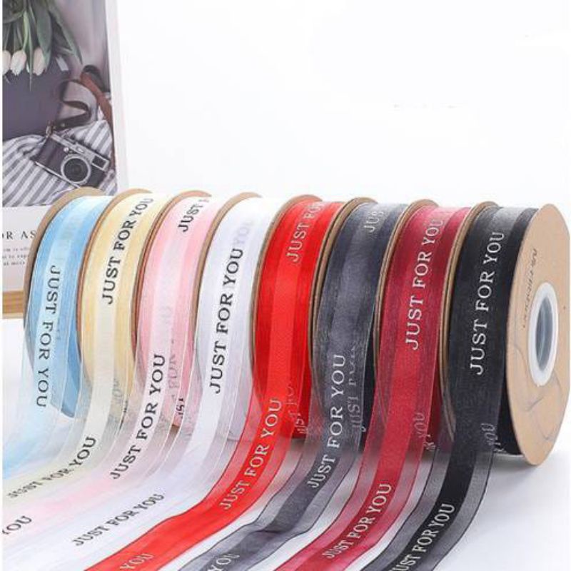Just For You Organza Gift Ribbon - Just For You Ribbon Gift - Just For You Organdi Ribbon
