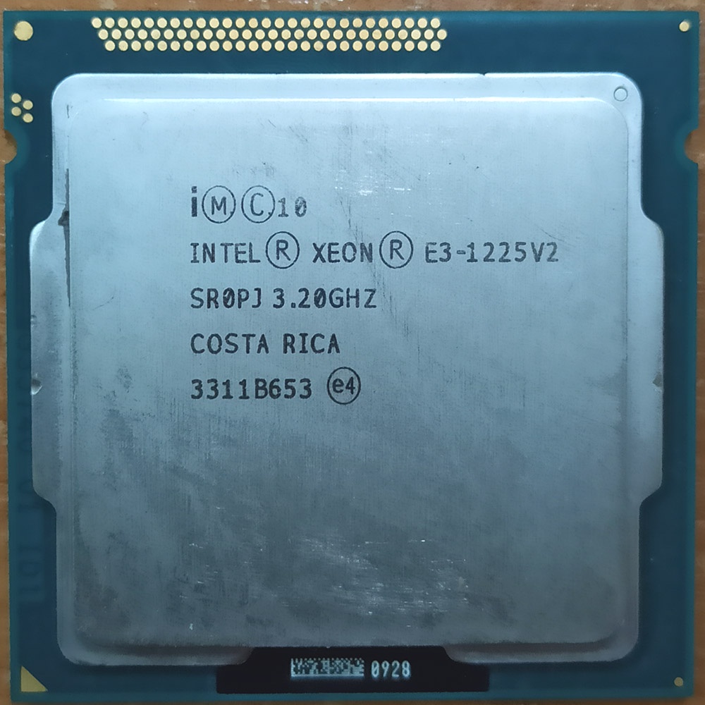 INTEL E3 1225 V2 ราคาสุดคุ้ม ซีพียู 1155 XEON Intel E3-1225 V2 แรงเท่า i5-3470 พร้อมส่ง