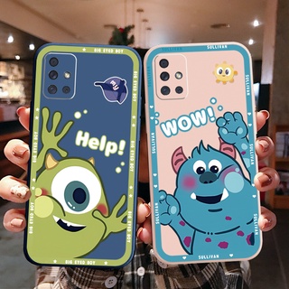 เคสโทรศัพท์มือถือ ขอบสี่เหลี่ยม ลาย Mike Monster University สําหรับ Samsung Galaxy A31 A32 4G A52 A72 5G A11 A51 A71 A10S A50 A30S A20S M42