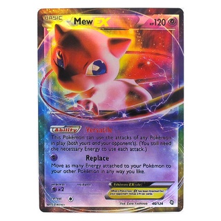 Mew EX 46/124 มิว Pokemon Matt Card ภาษาอังกฤษ