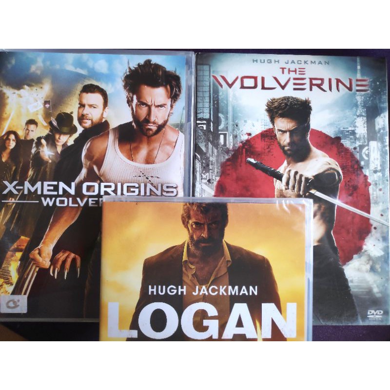 DVD The Wolverine set,1.X-Men Original Wolverine,2.The Wolverine,3.Logan ดีวีดี วูล์ฟเวอรีน เซต, 3 แ