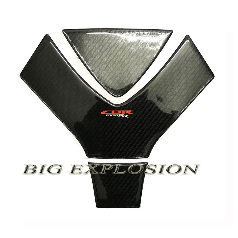Carbon Brazing 3D Resin Tank Pad For Honda CBR1000RR Fireblade 2017-2020 Motorcycle Sticker Decorati