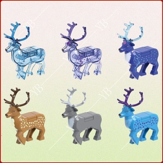 ของเล่นโมเดลหุ่นยนต์ฟิกเกอร์นาโน แฟนตาซี starry sika deer ขนาดเล็ก สําหรับเด็ก