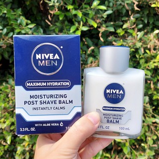 นีเวีย สำหรับผู้ชาย ผลิตภัณฑ์บำรุงผิวหน้า หลังการโกนหนวด Maximum Hydration Moisturizing Post Shave Balm 100 ml (Nivea®)