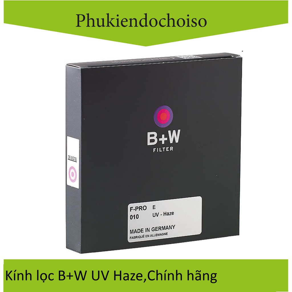 กรอง B +W F-Pro 010 UV-Haze E 55mm Filter