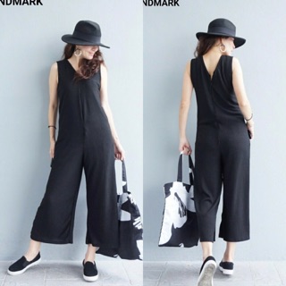 Sleeveless V Jumpsuit