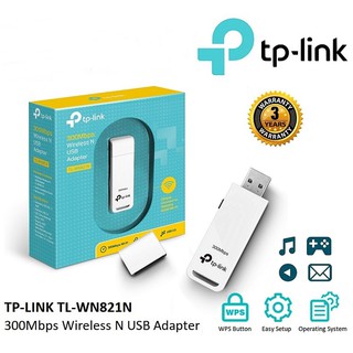 ⚡️อุปกรณ์รับไวไฟ⚡️TP-LINK (TL-WN821N) 300Mbps Wireless N USB Adapter