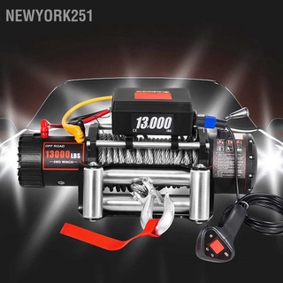 Newyork251 รีโมตควบคุมเครื่องกว้านไฟฟ้า พร้อมสายเคเบิล 9.2 ฟุต สําหรับยานพาหนะออฟโร้ด