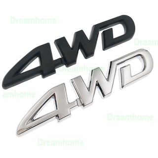 4wd สติกเกอร์โลหะโครเมี่ยม ลายตราสัญลักษณ์ 3D 4X4 สําหรับติดตกแต่งรถยนต์ Hon*da CRV Accord Civic Suzuki Grand Vitara Swift SX4