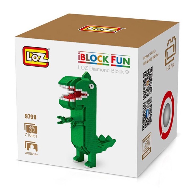 Nanoblock : LOZ 9799 Animals Alligator