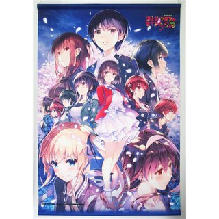 [ส่งจากญี่ปุ่น] Saekano How to Raise a Boring Girlfriend Fine B2 Movie Key Visual Tapestry Goods L02934773