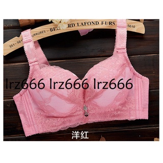 [lrz666] เสื้อชั้นใน บราลูกไม้ กระดุมสี่แถว หนา 6 ซม. เซ็กซี่ ขนาดเล็ก ปรับได้ คัพ สําหรับผู้เริ่มต้น คุณแม่