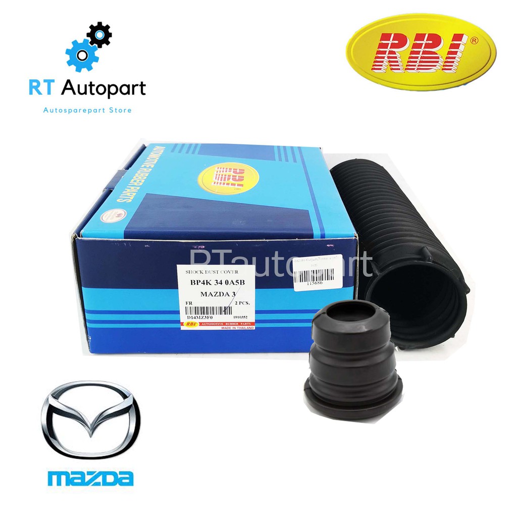 RBI (ชุด) กันกระแทกโช้คหน้า Mazda 3 Sport ปี07-13 / กันฝุ่นโช้ค กันกระแทกโช้ค Mazda3 / BP4K 34 111B