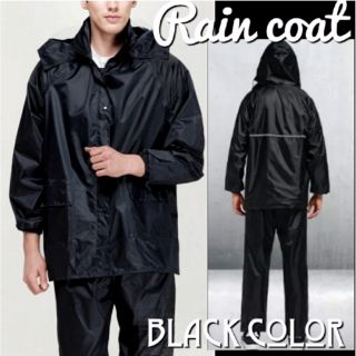 ราคาชุดกันฝน Raincoat99เสื้อพร้อมกางเกง+กระเป๋าใส่ ขนาด Free Size สีดำ