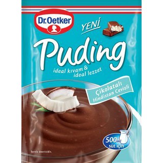 ผงพุดดิ้ง pudding powder รสช็อกโกแลต มะพร้าว  Chocolate Coconut ขนาด 100 กรัม สินค้าคุณภาพจากประเทศตุรกี (พร้อมจัดส่ง)