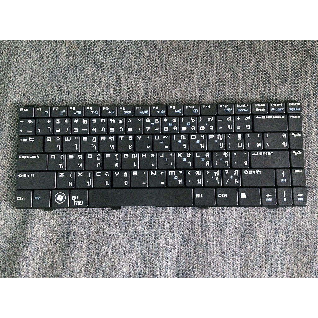 คียบอร์ดโน้ตบุ๊ค BENQ S43 V092302AS2 Notebook Keyboard (สินค้าใหม่, สีดำ, แป้นพิมพ์ไทย,อังกฤษ)