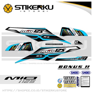 สติกเกอร์ MIO i 125 STOCK DECALS MIO M3 Z 125 สําหรับติดตกแต่งรถแข่ง 6