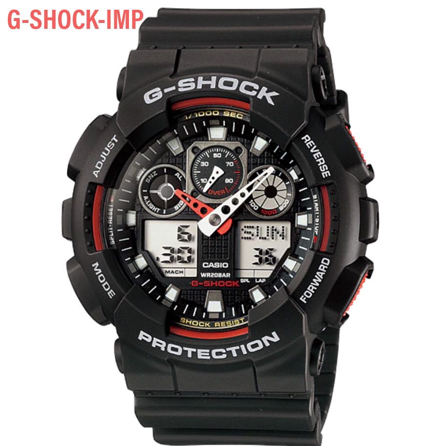 นาฬิกา CASIO G-SHOCK รุ่น GA-100-1A4 ของแท้ประกันศูนย์ CMG 1 ปี