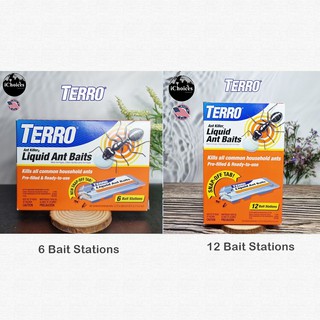 ผลิตภัณฑ์กำจัดมด TERRO® Liquid Ant Baits 4, 6 or 12 Bait Stations